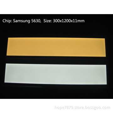 72W/54W LED Panel Light 300X600X11mm